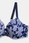 Marks & Spencer Padded Wired Full Coverage T-Shirt Bra - Navy Mix — thumbnail 3